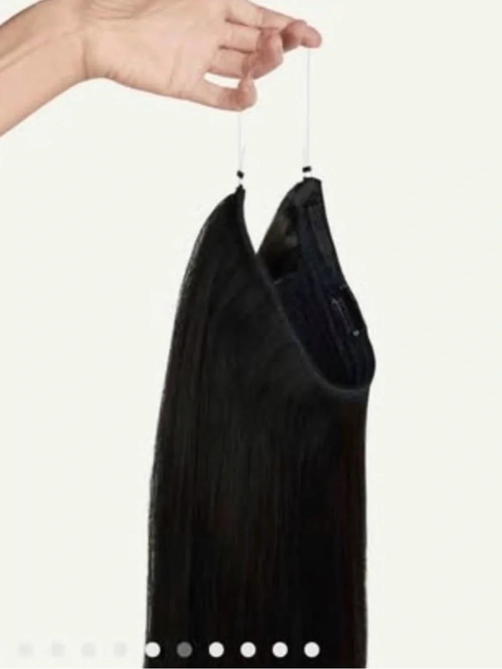 Luxy Off Black Halo Hair Extensions